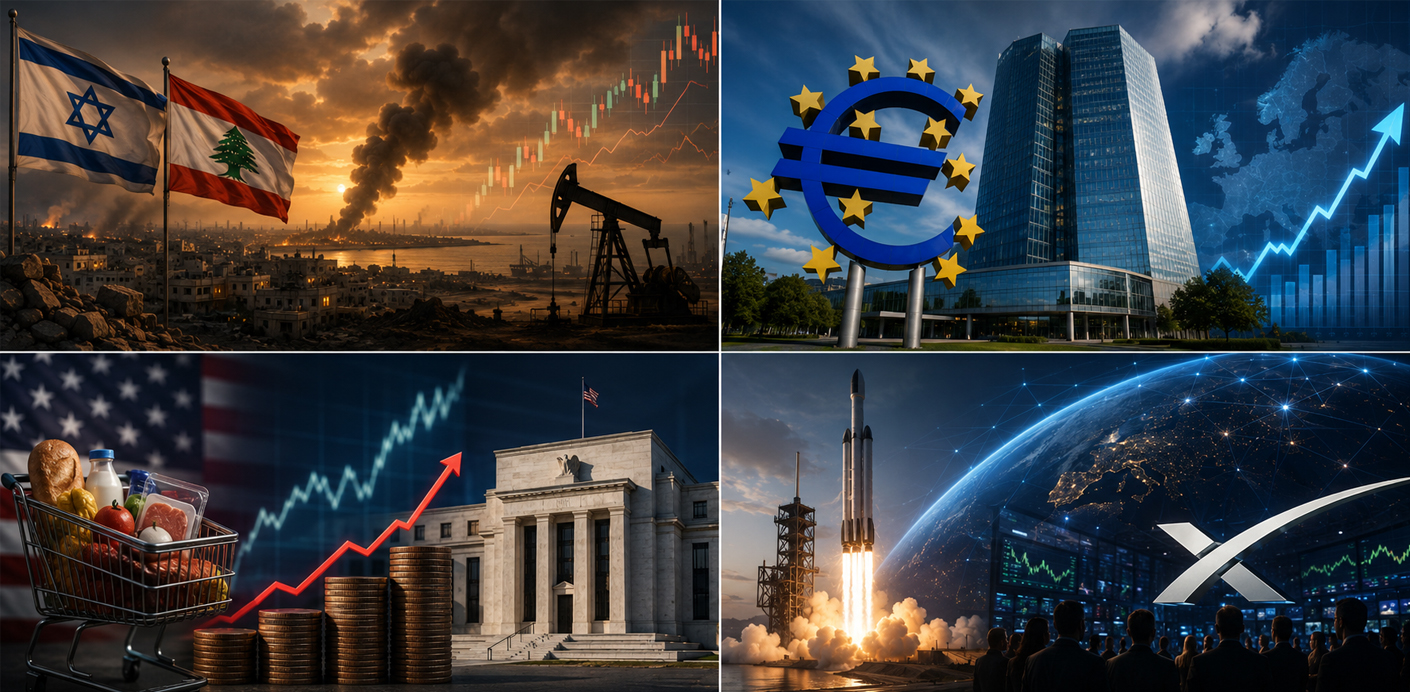 A semana que começa Médio Oriente, inflação e NFP